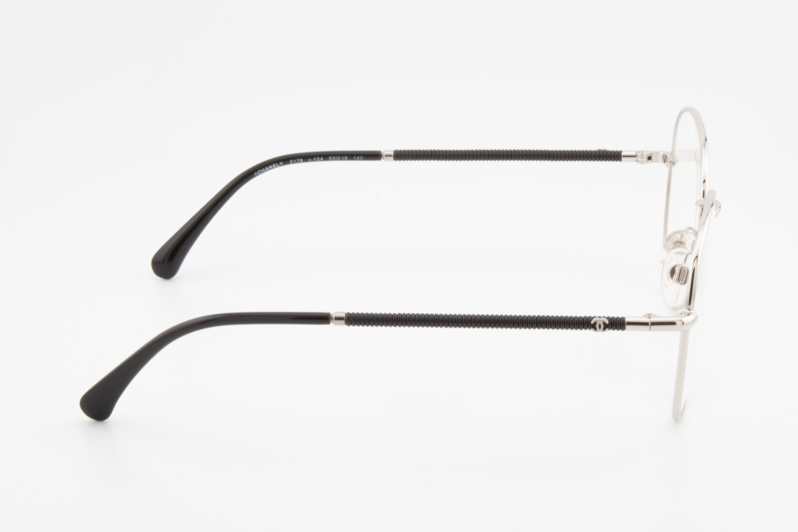 Chanel 2178  Female Oval Glasses Frame Silver 53mm