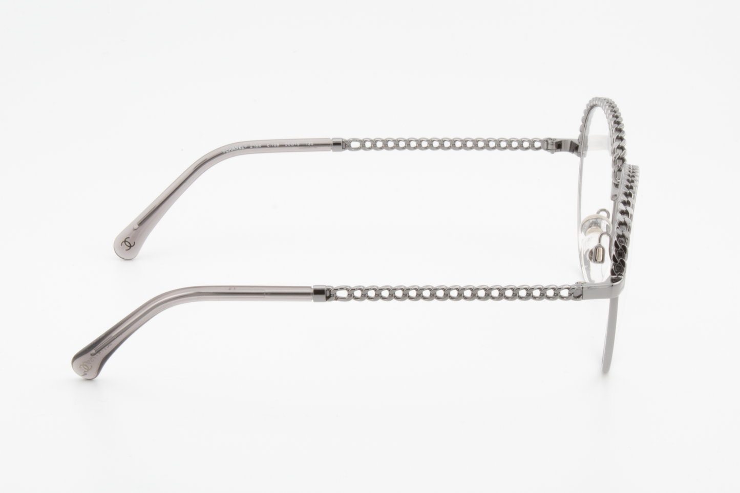 Chanel 2184  Female Round Glasses Frame Gunmetal 50mm