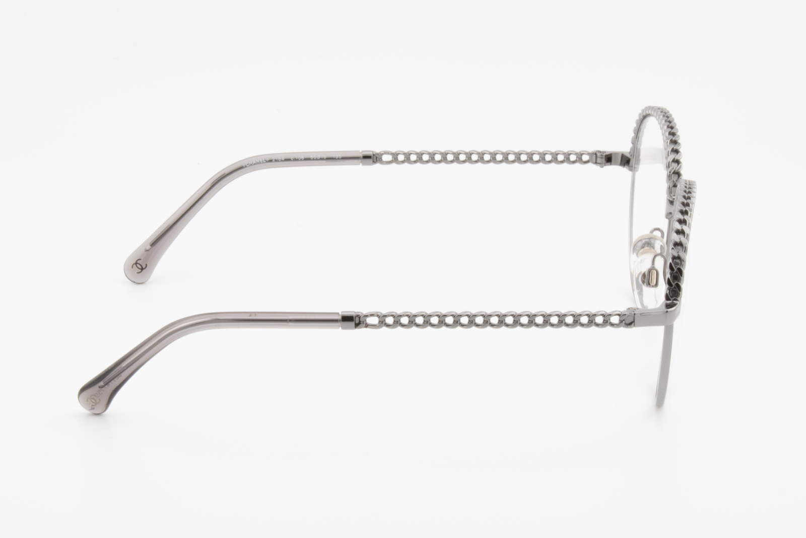 Chanel 2184  Female Round Glasses Frame Gunmetal 50mm