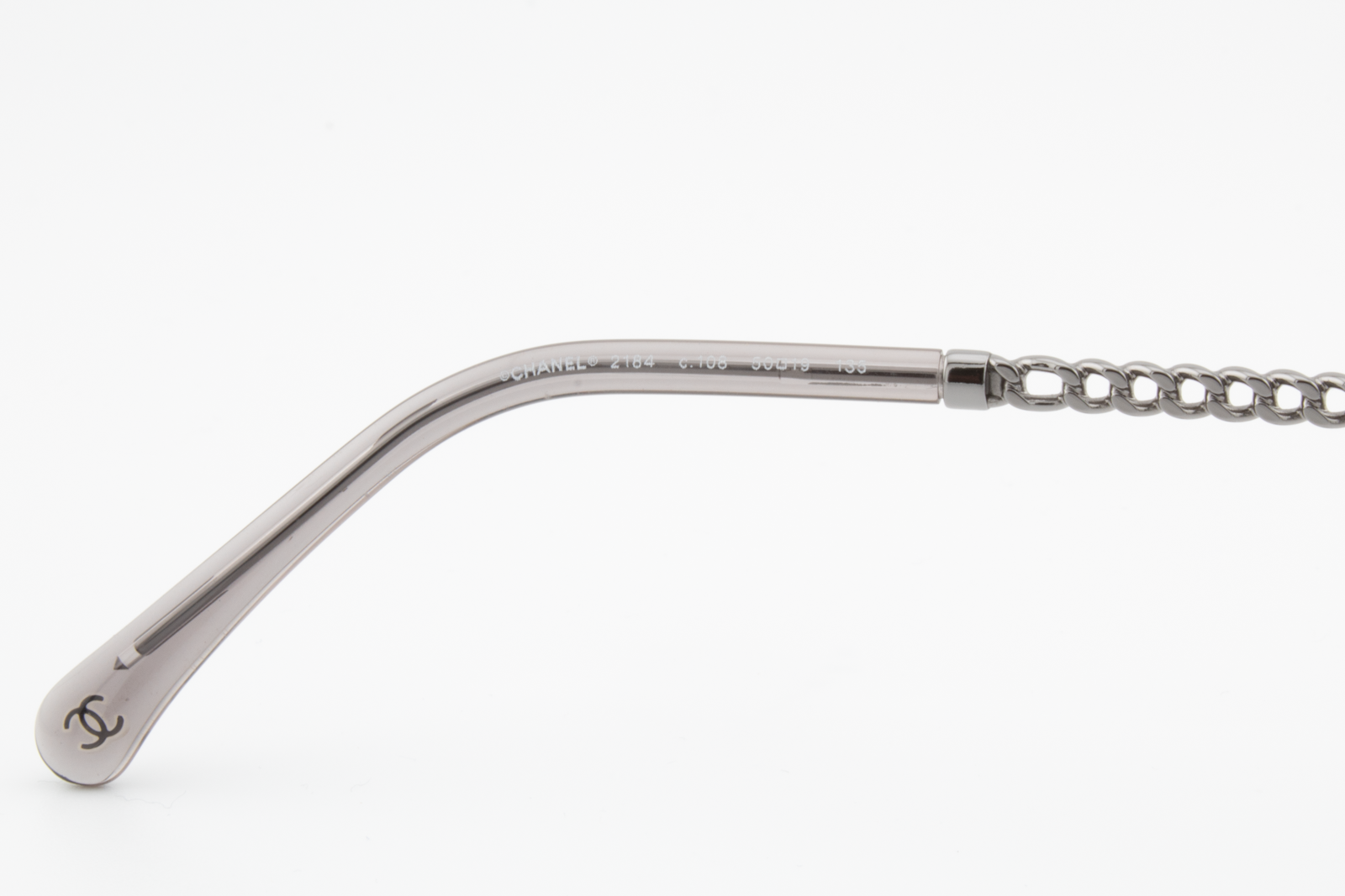 Chanel 2184  Female Round Glasses Frame Gunmetal 50mm