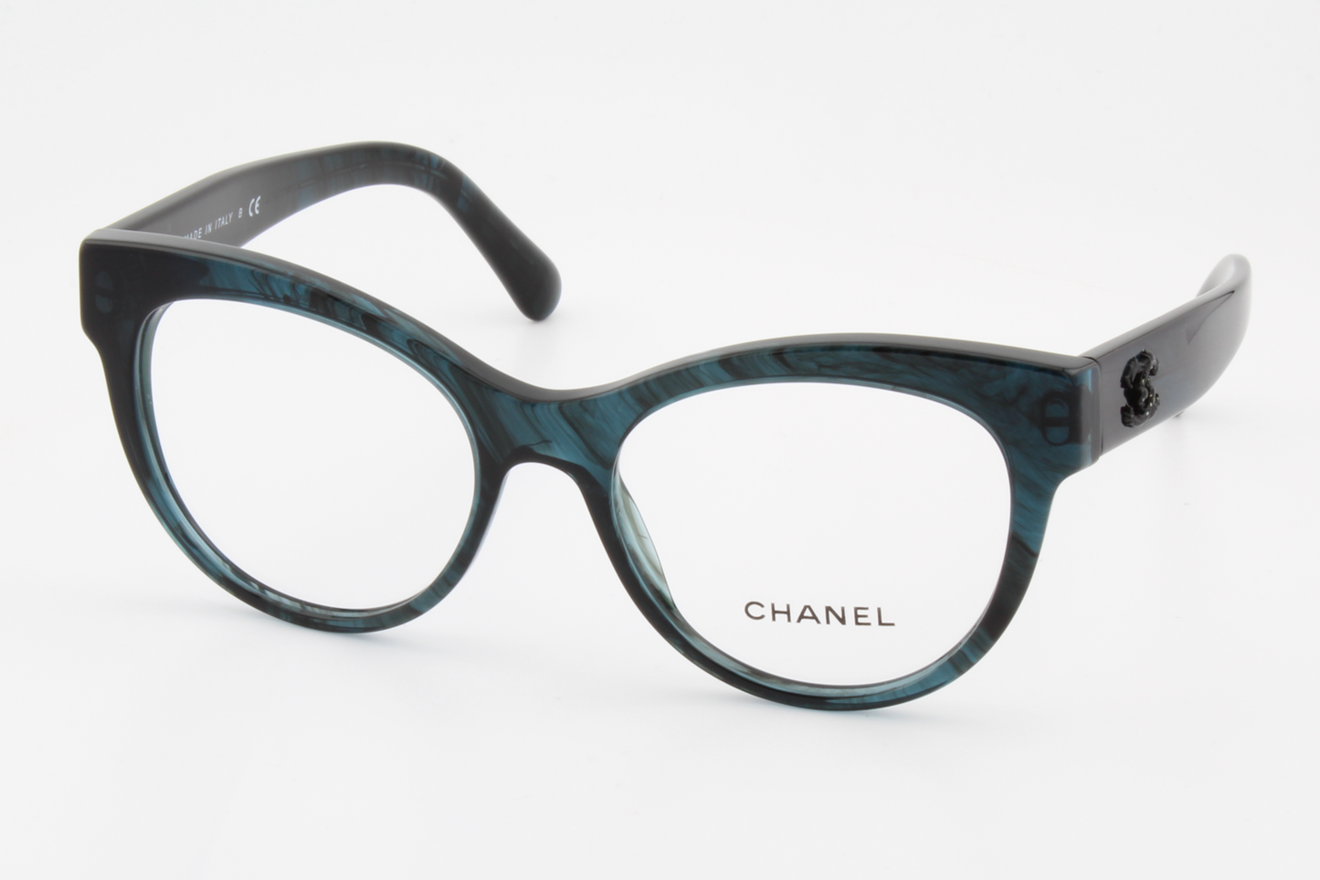 Chanel 3348  Female Cat Eye Glasses Frame Mediterranean Sea 51mm