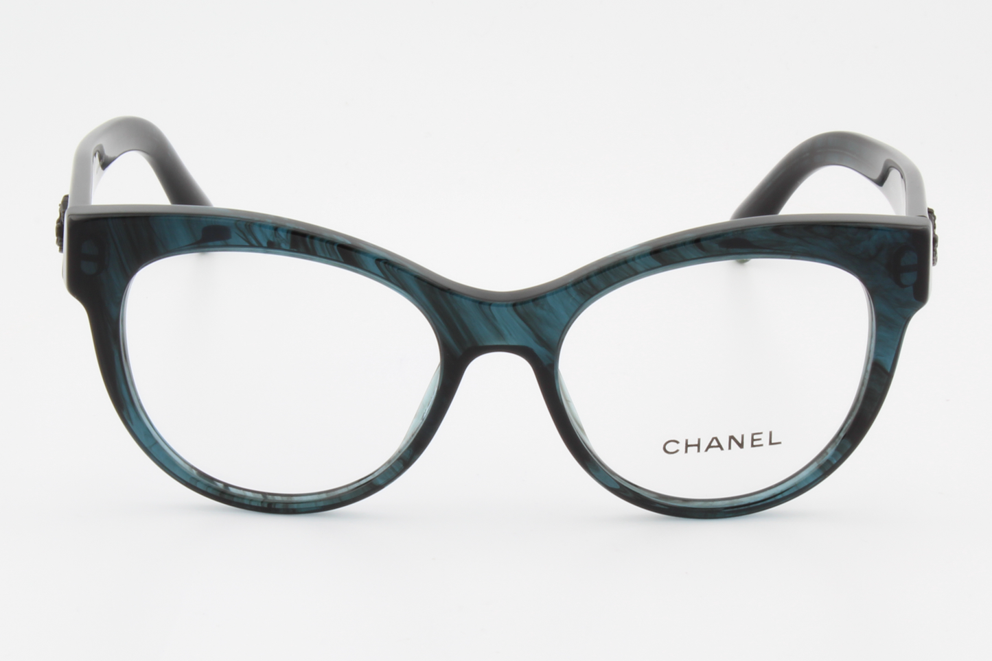 Chanel 3348  Female Cat Eye Glasses Frame Mediterranean Sea 51mm