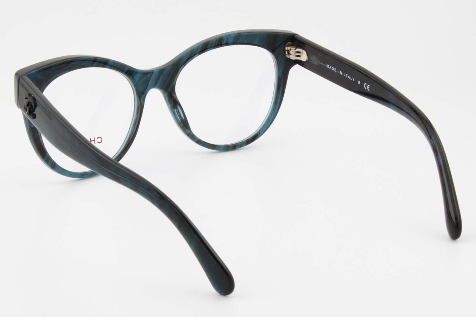 Chanel 3348  Female Cat Eye Glasses Frame Mediterranean Sea 51mm