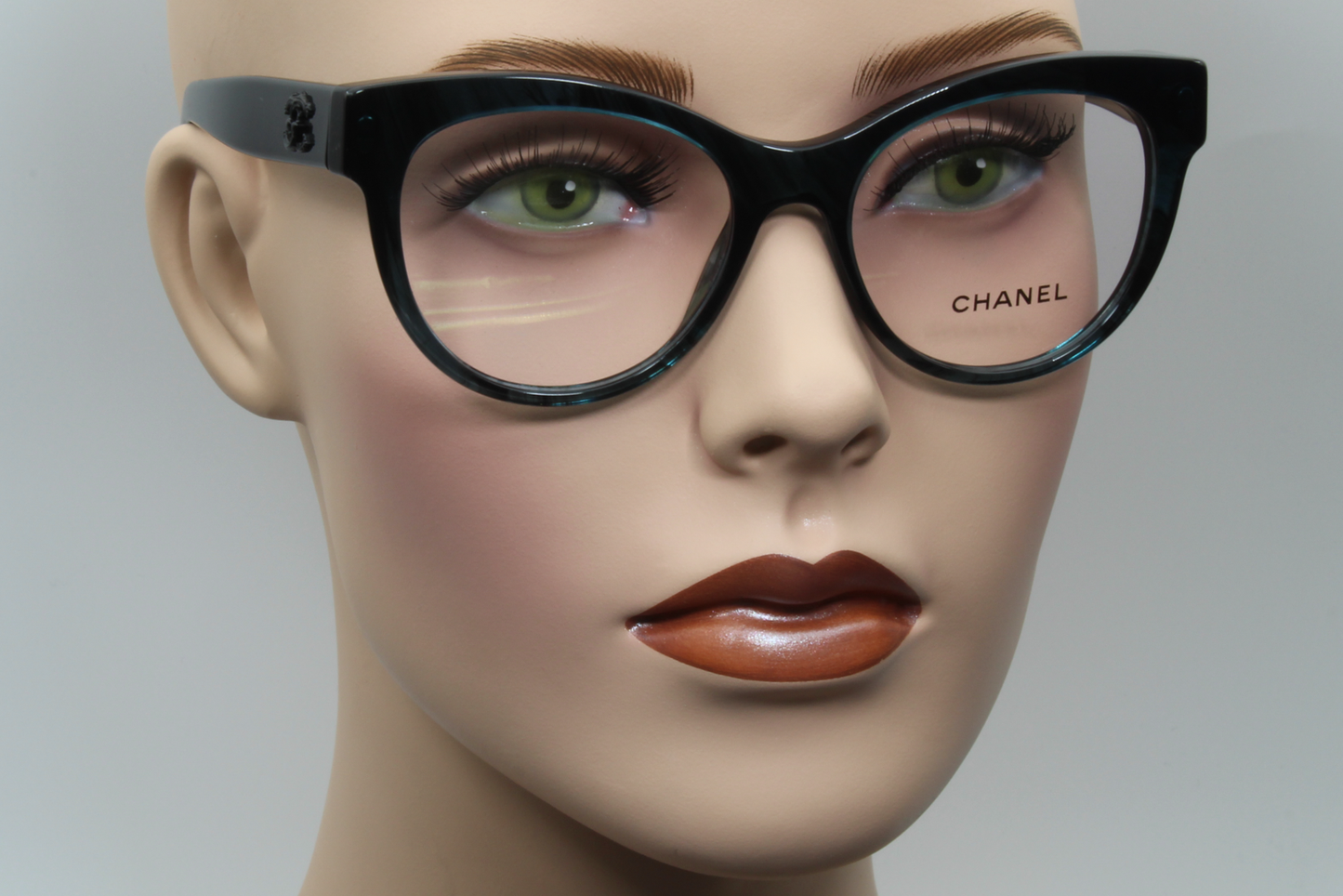 Chanel 3348  Female Cat Eye Glasses Frame Mediterranean Sea 51mm