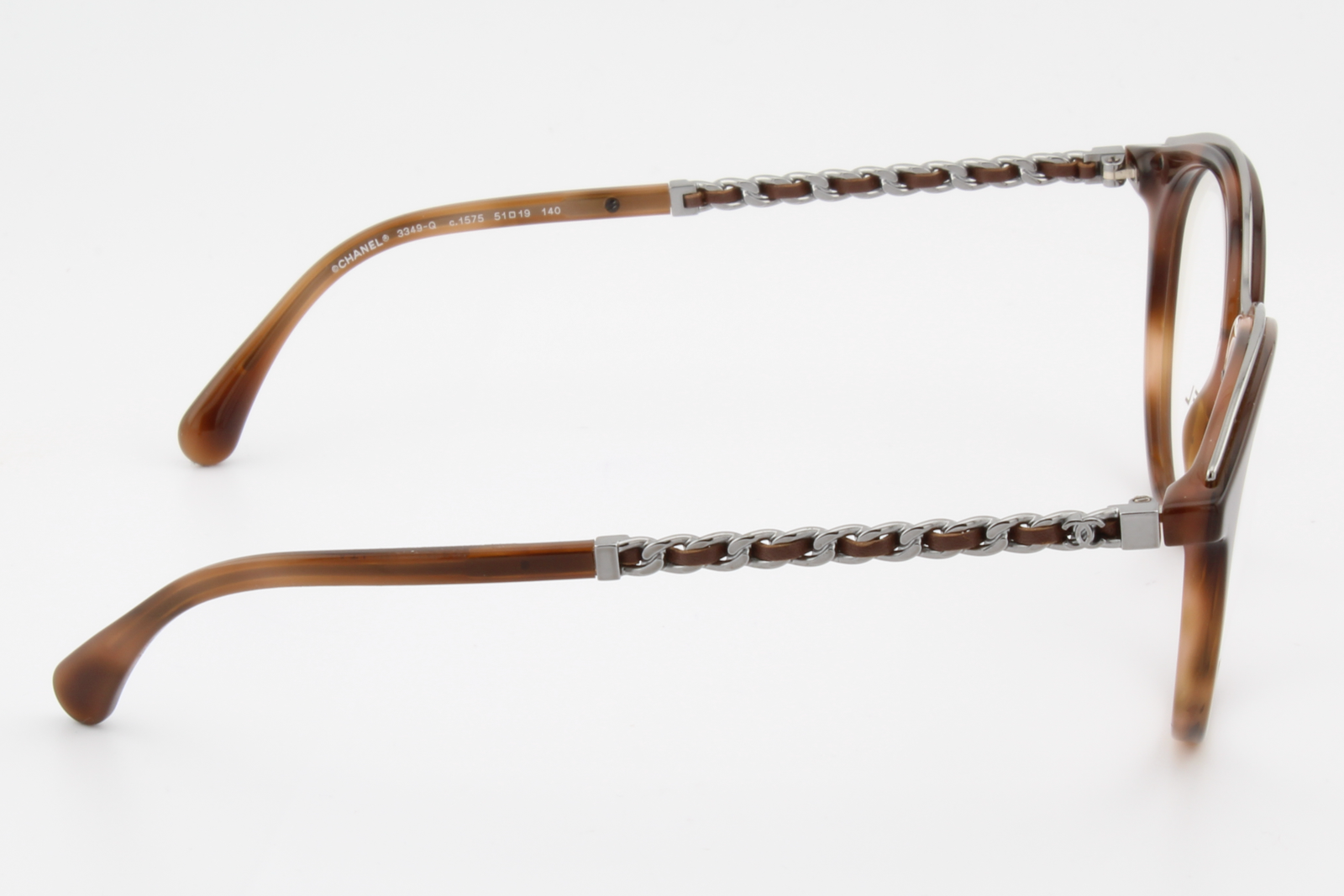 Chanel 3349-Q  Female Round Glasses Frame Havana 51mm