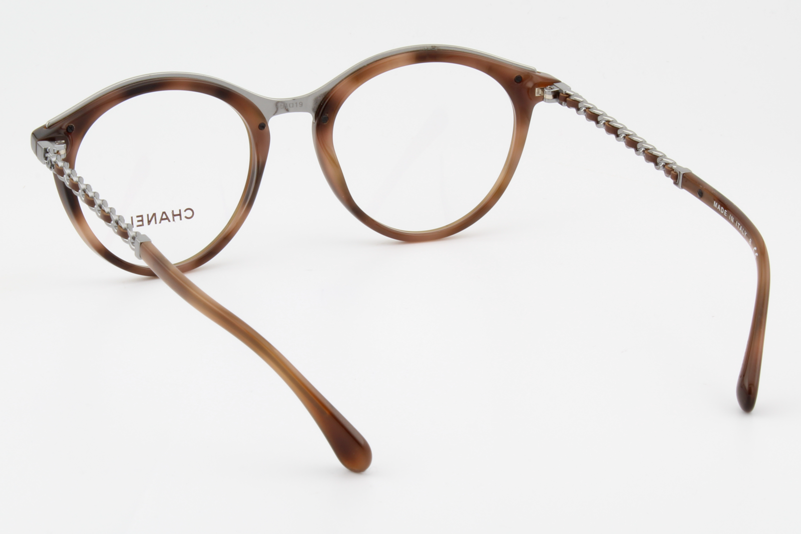 Chanel 3349-Q  Female Round Glasses Frame Havana 51mm