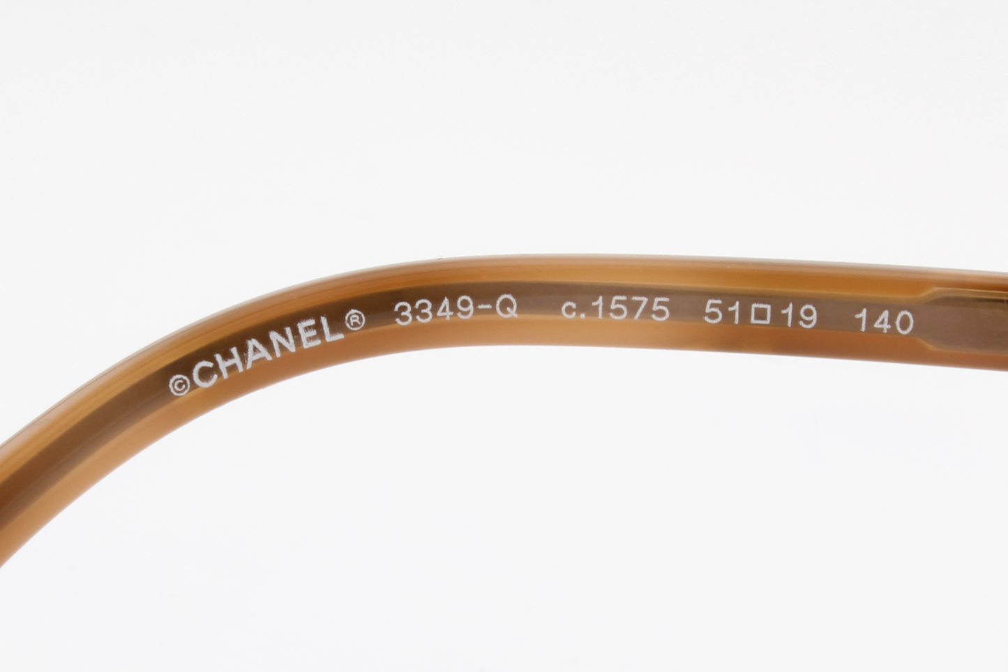 Chanel 3349-Q  Female Round Glasses Frame Havana 51mm