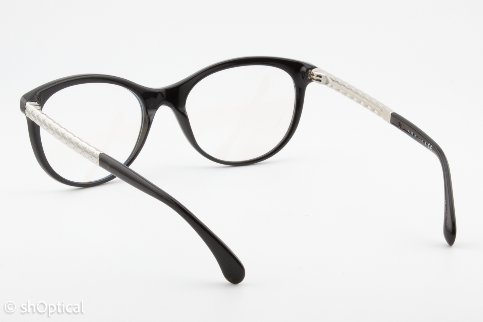 Chanel 3357  Female Cat Eye Glasses Frame Black 53mm