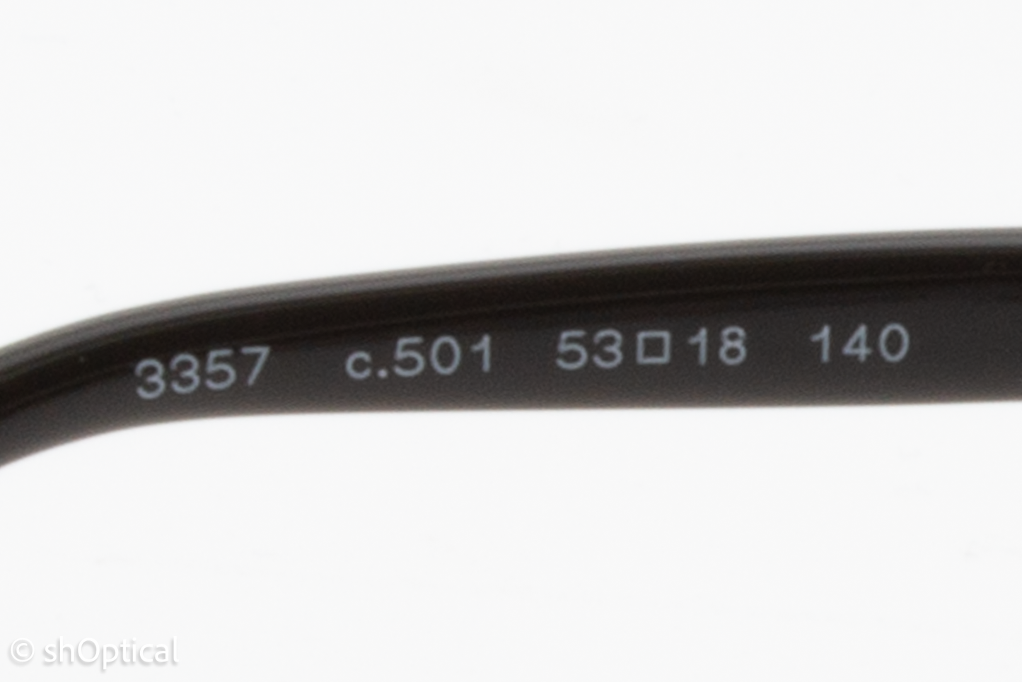 Chanel 3357  Female Cat Eye Glasses Frame Black 53mm