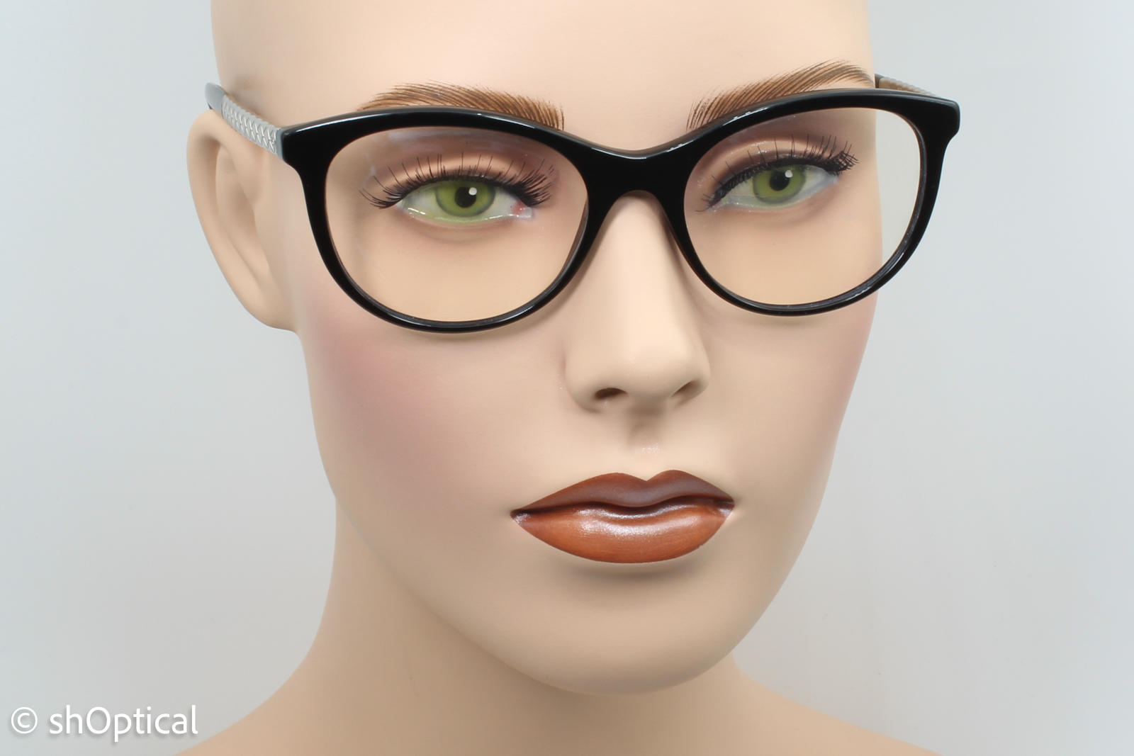 Chanel 3357  Female Cat Eye Glasses Frame Black 53mm