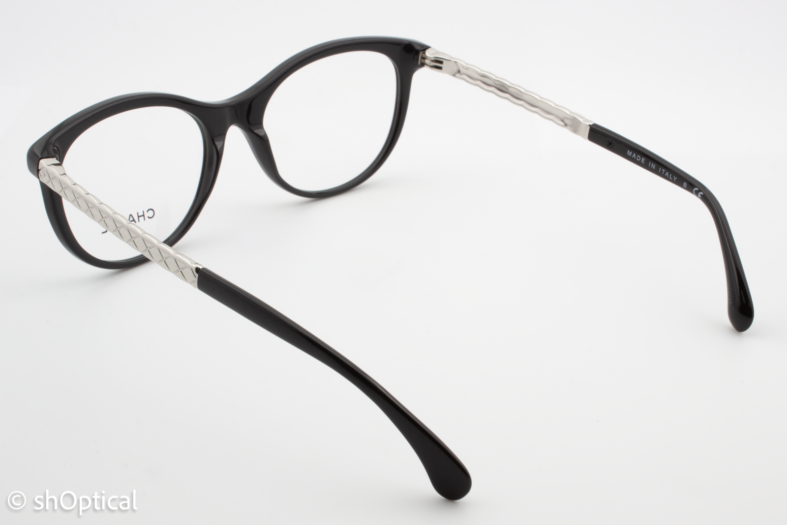 Chanel 3357  Female Cat Eye Glasses Frame Black 53mm