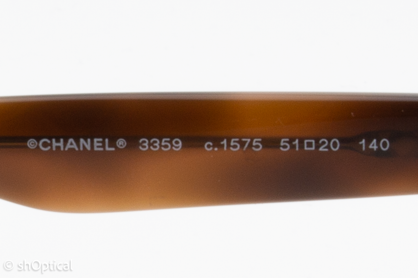 Chanel 3359  Female Round Glasses Frame Havana 51mm