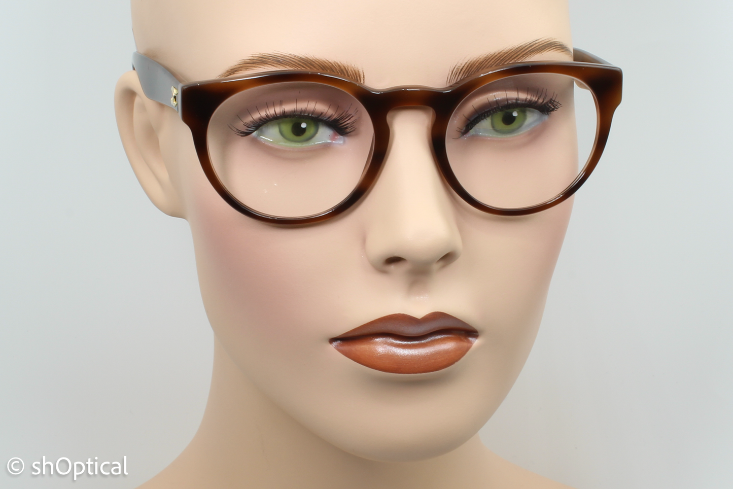 Chanel 3359  Female Round Glasses Frame Havana 51mm