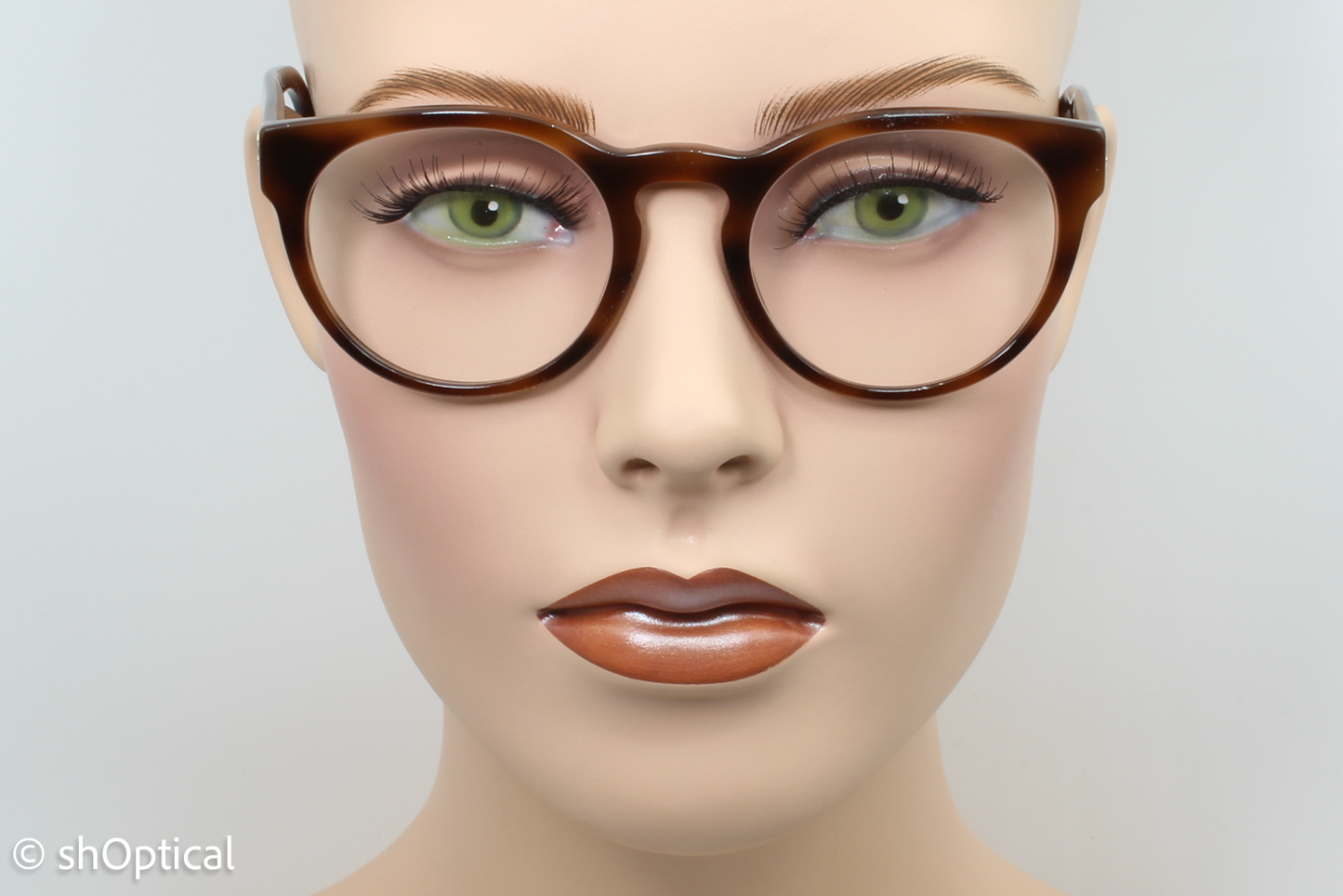 Chanel 3359  Female Round Glasses Frame Havana 51mm