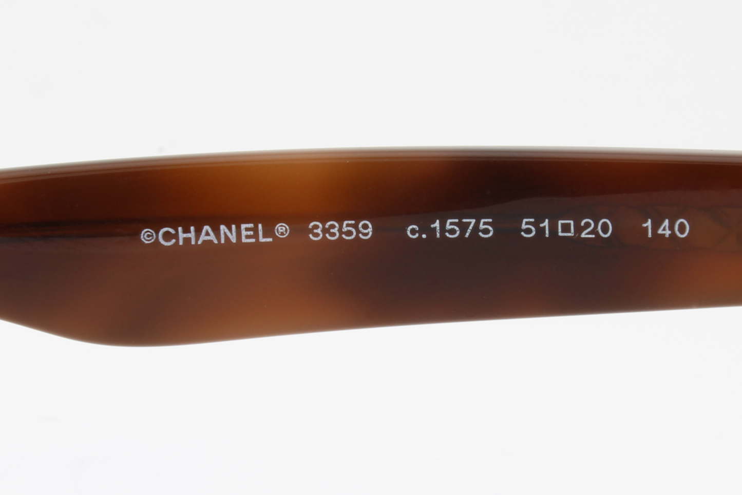 Chanel 3359  Female Round Glasses Frame Havana 51mm