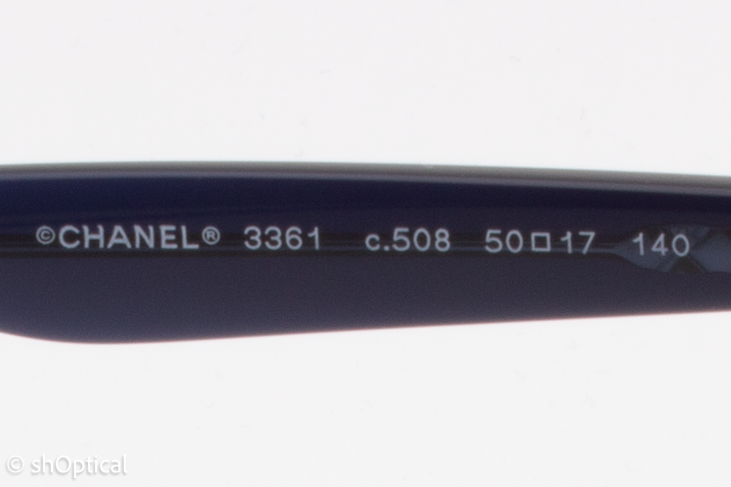 Chanel 3361  Female Butterfly Glasses Frame Transparent Blue 50mm