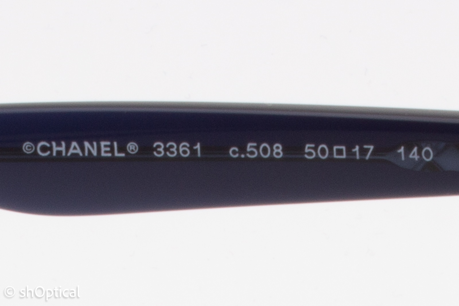 Chanel 3361  Female Butterfly Glasses Frame Transparent Blue 50mm