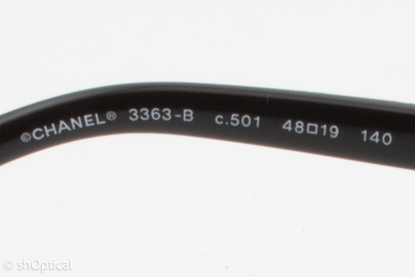 Chanel 3363-B  Female Round Glasses Frame Black 48mm