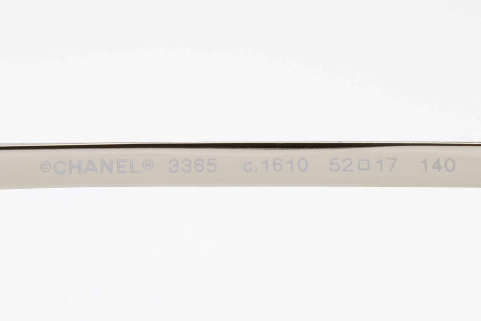 Chanel 3365  Female Cat Eye Glasses Frame Black/Clear Green 52mm