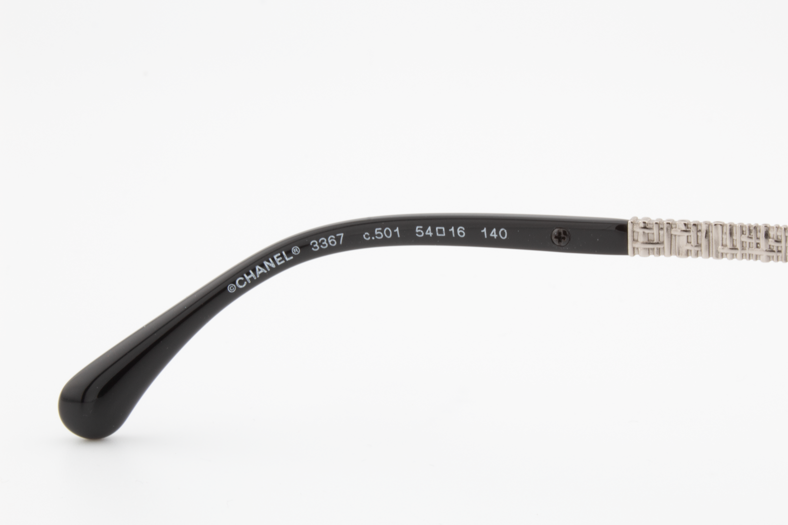 Chanel 3367  Female Square Glasses Frame Black 54mm