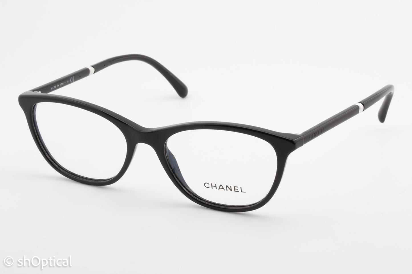 Chanel 3377-H  Female Butterfly Glasses Frame Black 53mm