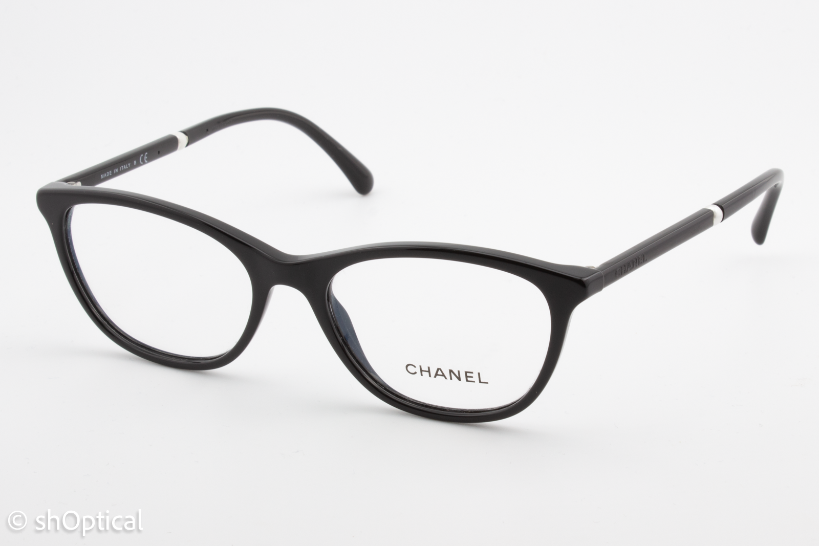 Chanel 3377-H  Female Butterfly Glasses Frame Black 53mm