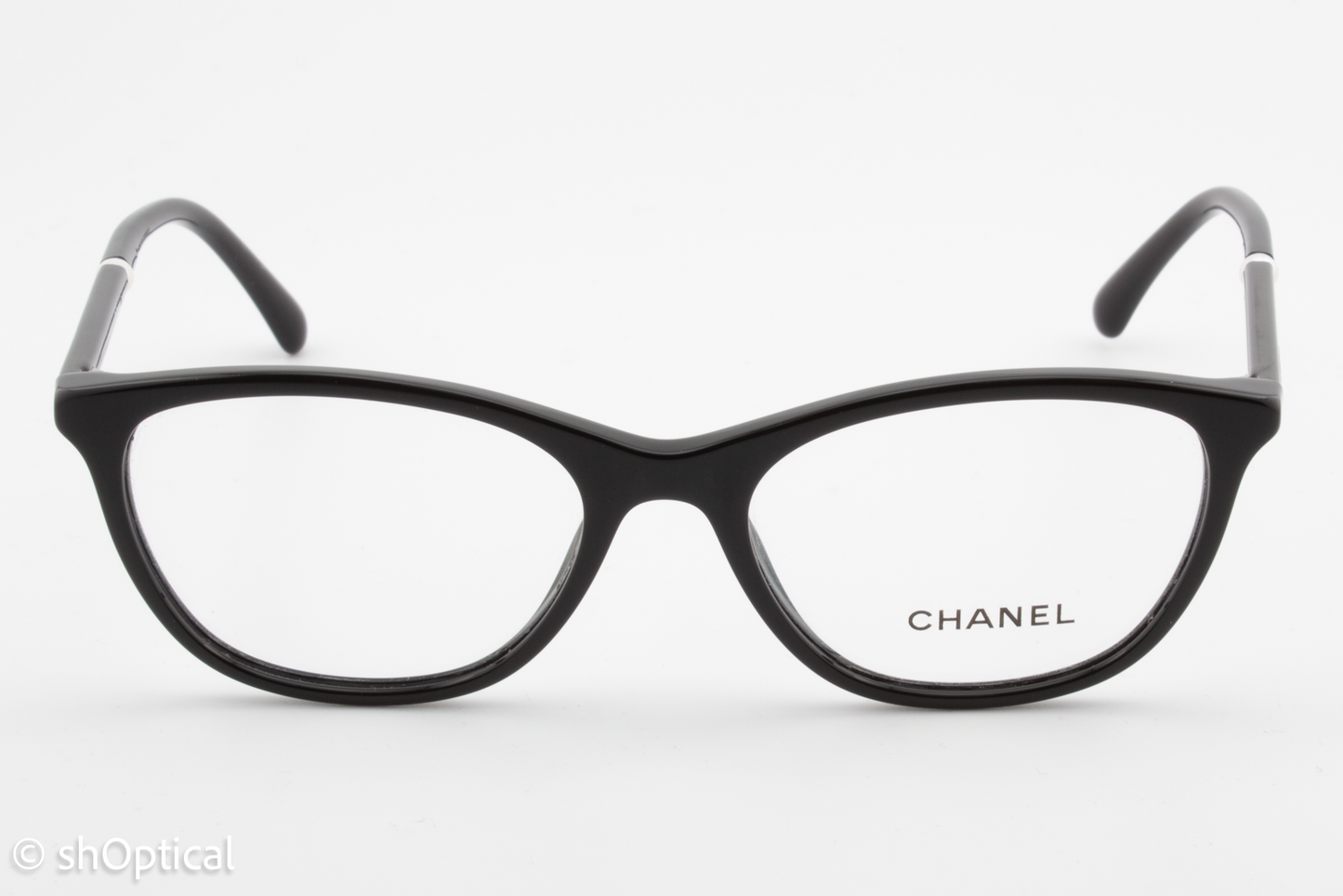 Chanel 3377-H  Female Butterfly Glasses Frame Black 53mm