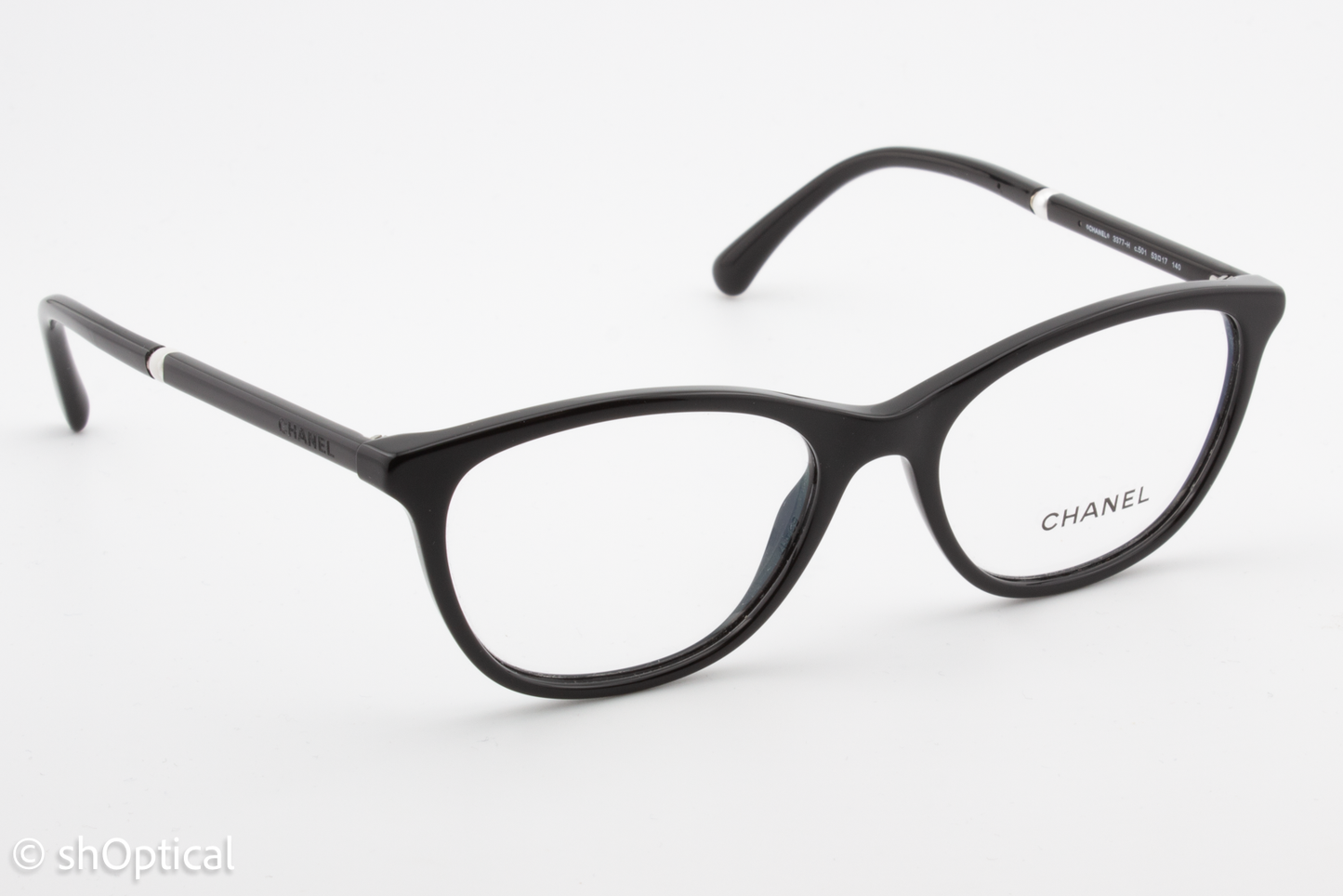 Chanel 3377-H  Female Butterfly Glasses Frame Black 53mm