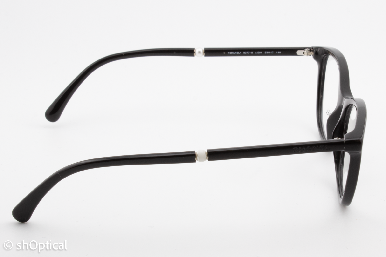 Chanel 3377-H  Female Butterfly Glasses Frame Black 53mm