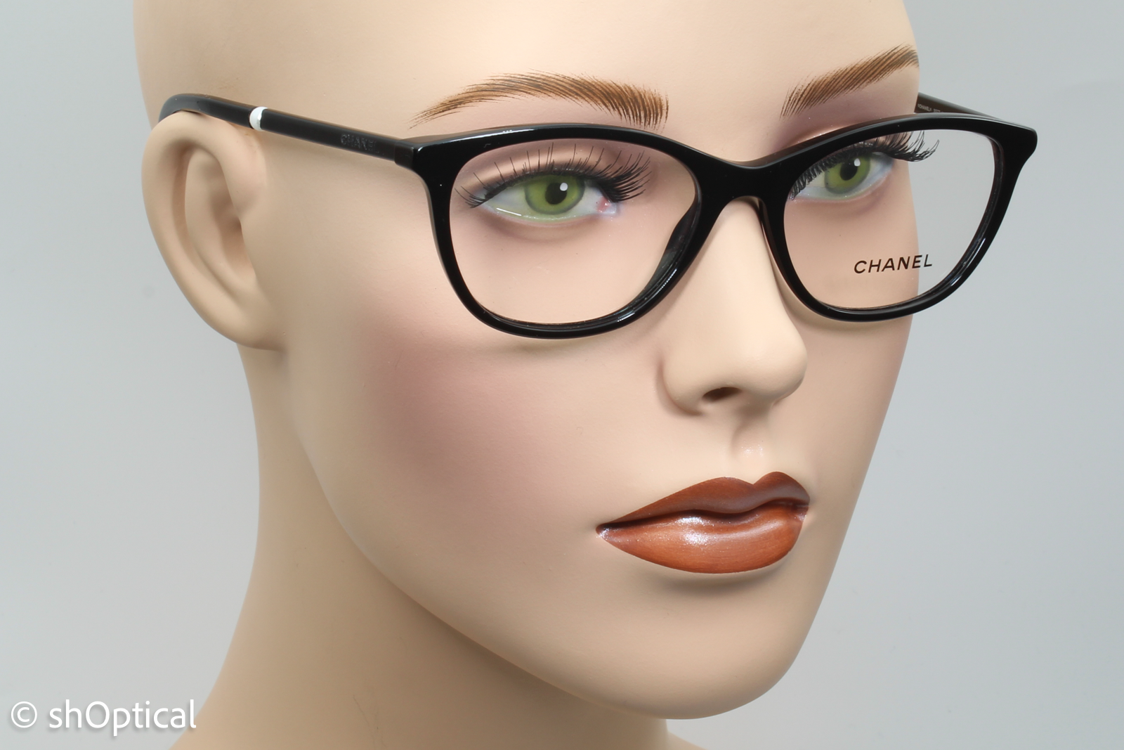 Chanel 3377-H  Female Butterfly Glasses Frame Black 53mm