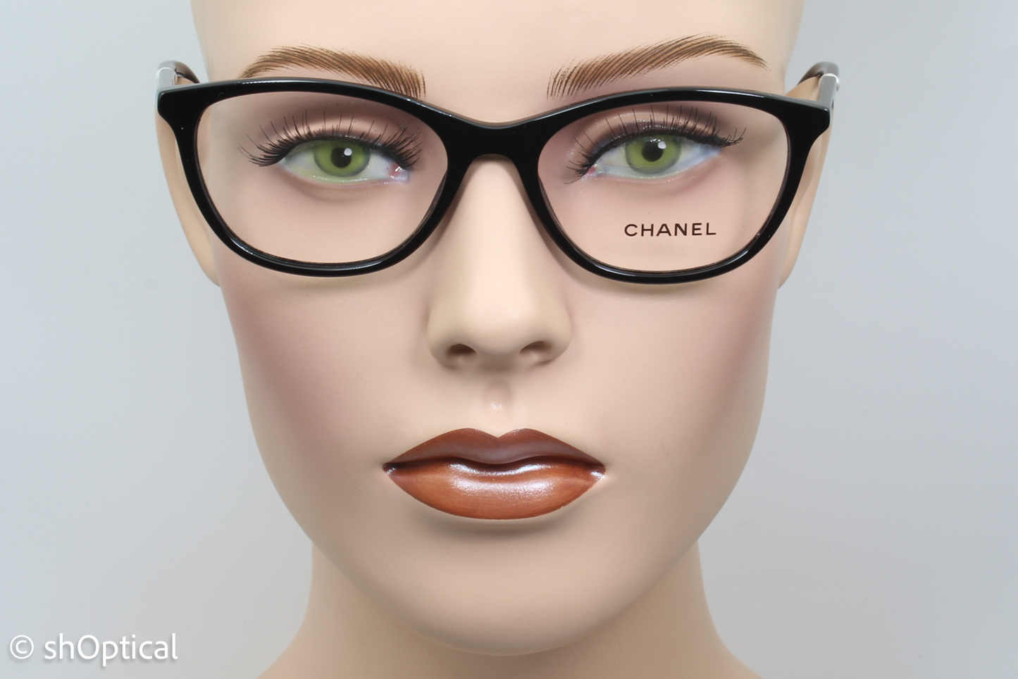 Chanel 3377-H  Female Butterfly Glasses Frame Black 53mm