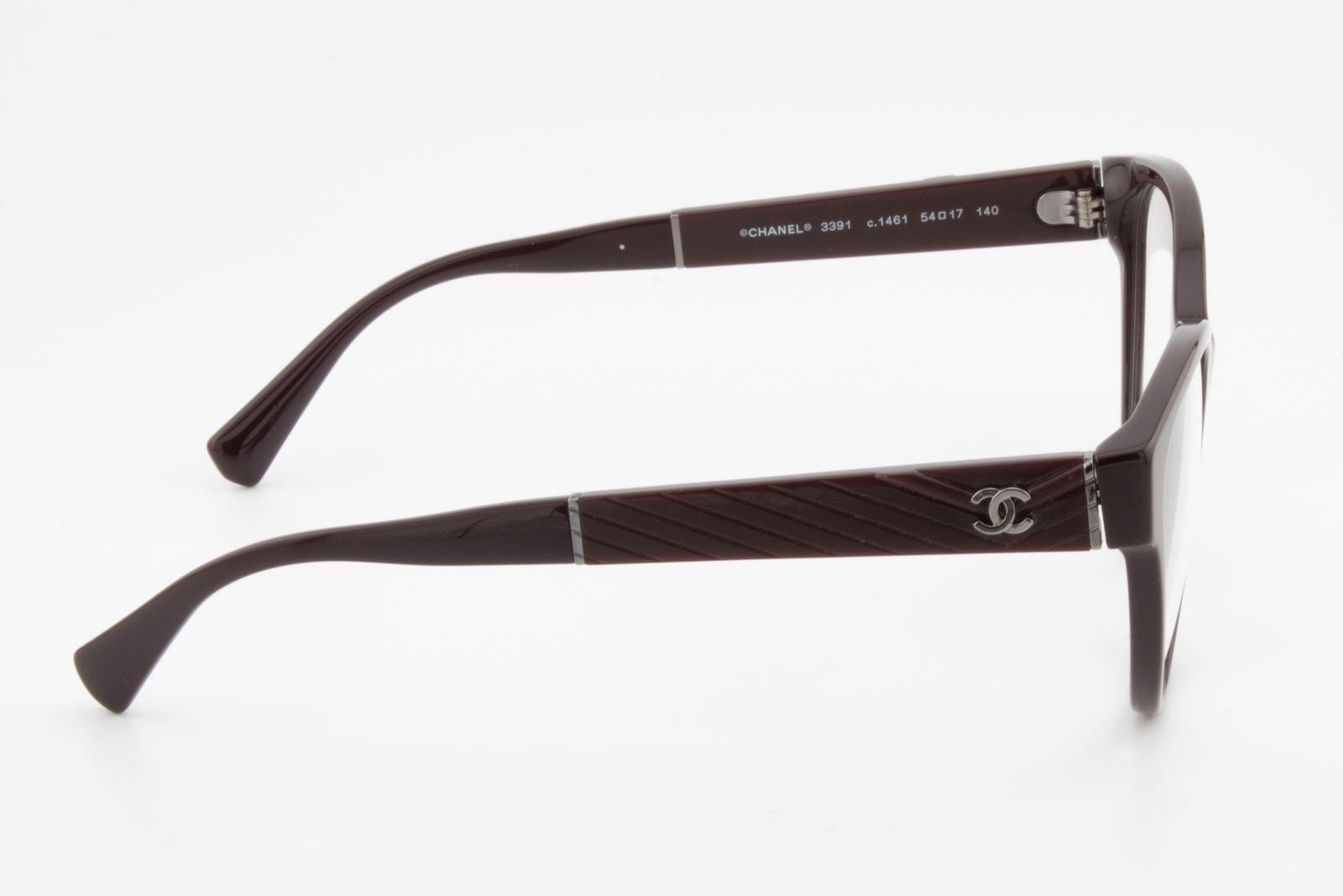 Chanel 3391  Unisex Cat Eye Glasses Frame red vandome 54mm