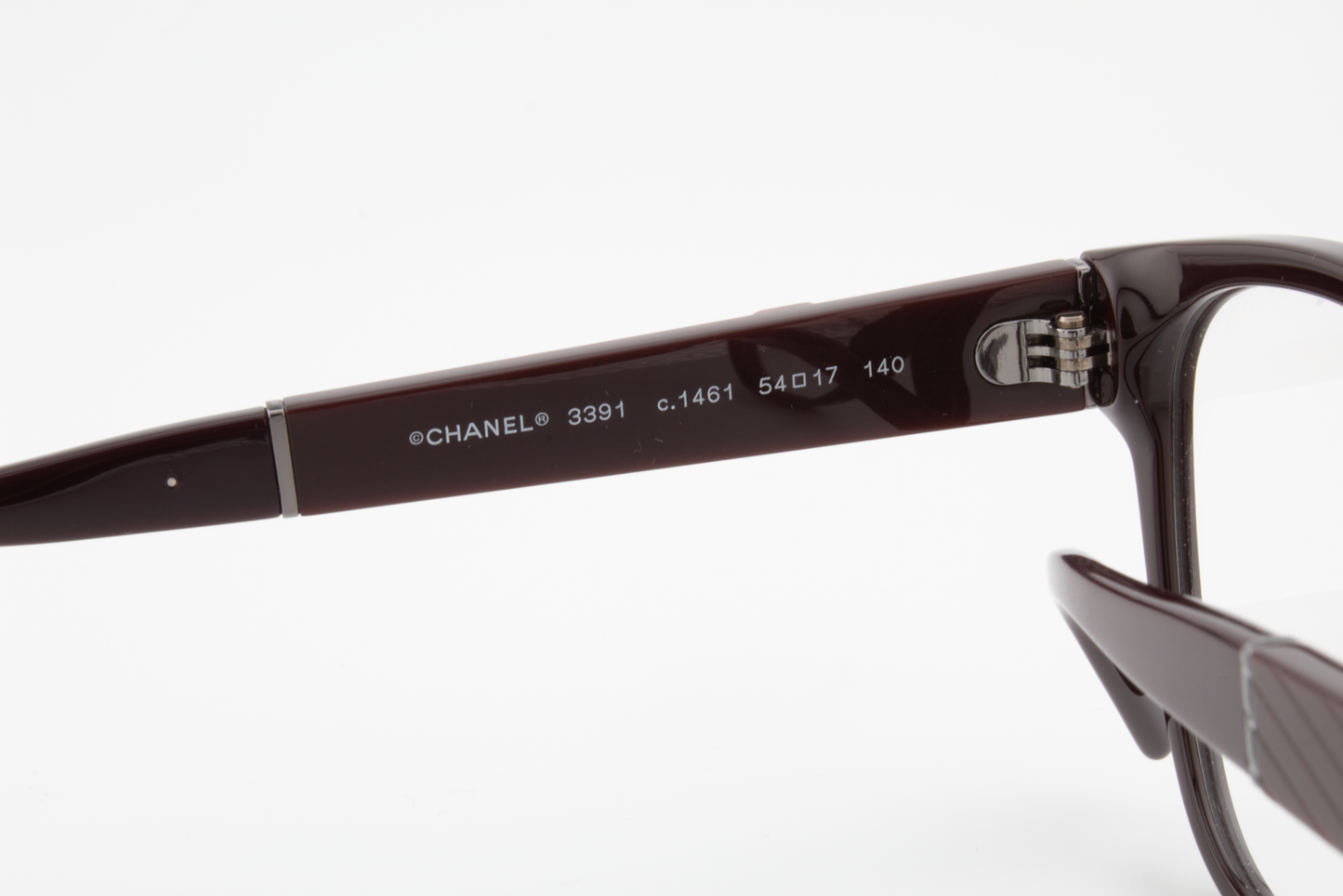 Chanel 3391  Unisex Cat Eye Glasses Frame red vandome 54mm