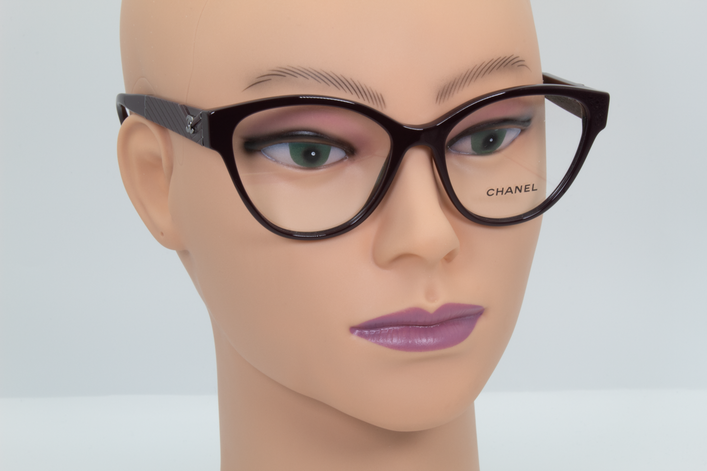 Chanel 3391  Unisex Cat Eye Glasses Frame red vandome 54mm