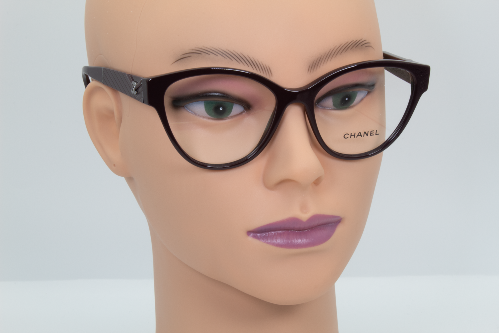 Chanel 3391  Unisex Cat Eye Glasses Frame red vandome 54mm