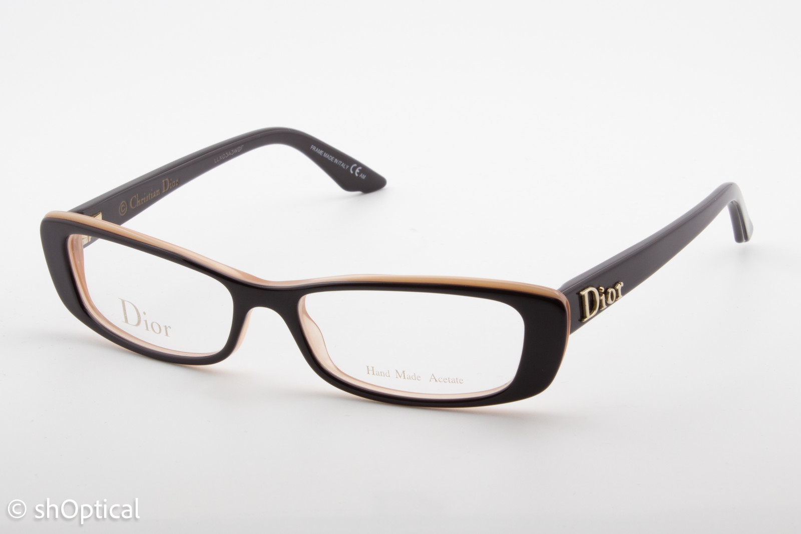 Christian Dior CD3208  Female Rectangular Glasses Frame Purple 50mm