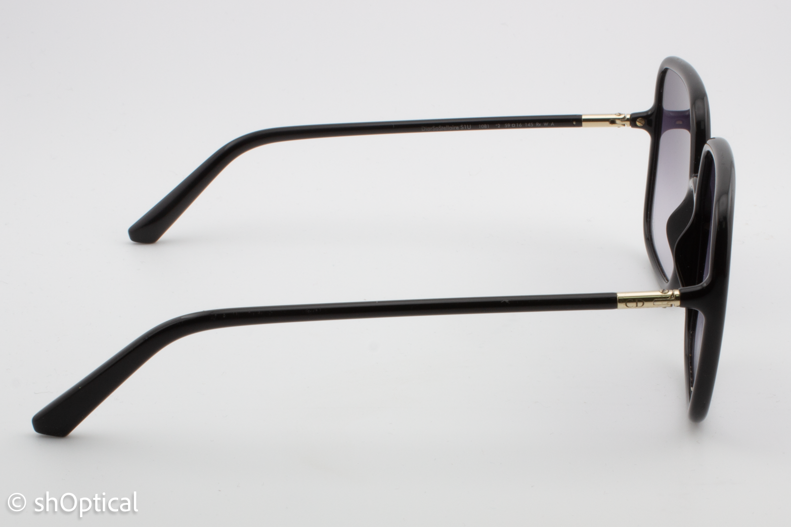 Christian Dior DiorSoStellaire S1U 10B1 Womens Full Rim Sunglasses Black 59mm