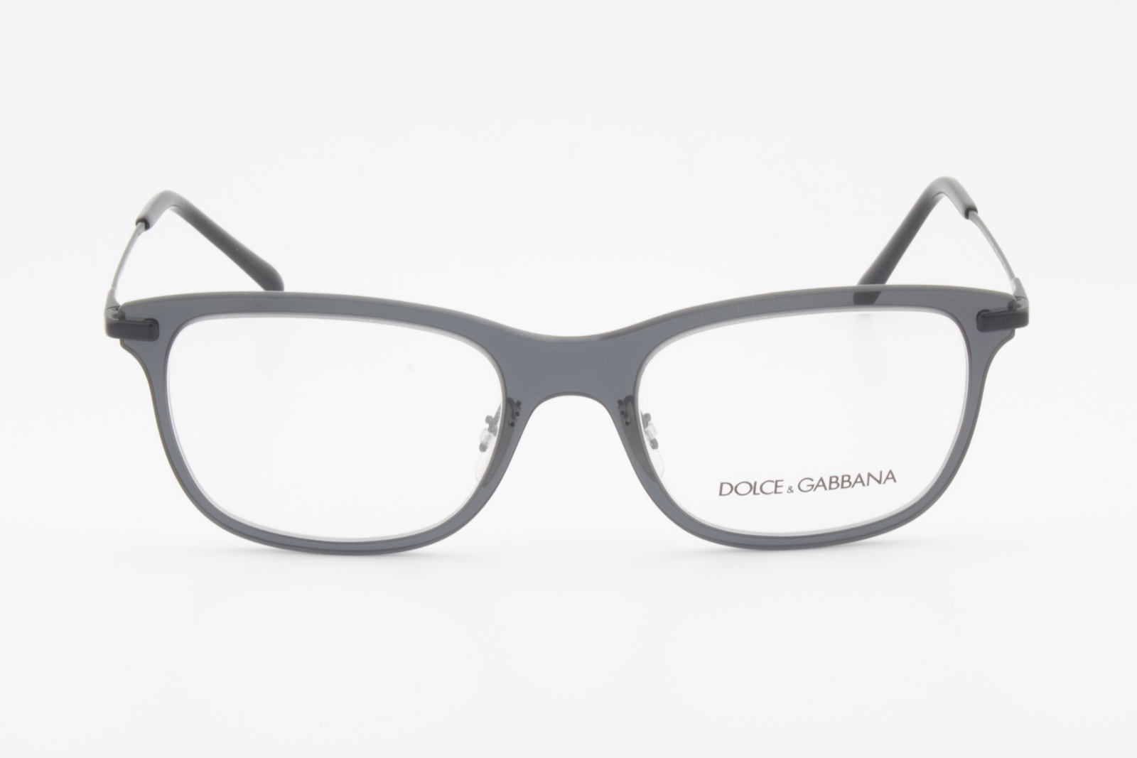 Dolce & Gabbana DG1293  Male Rectangular Glasses Frame Smoke 53mm