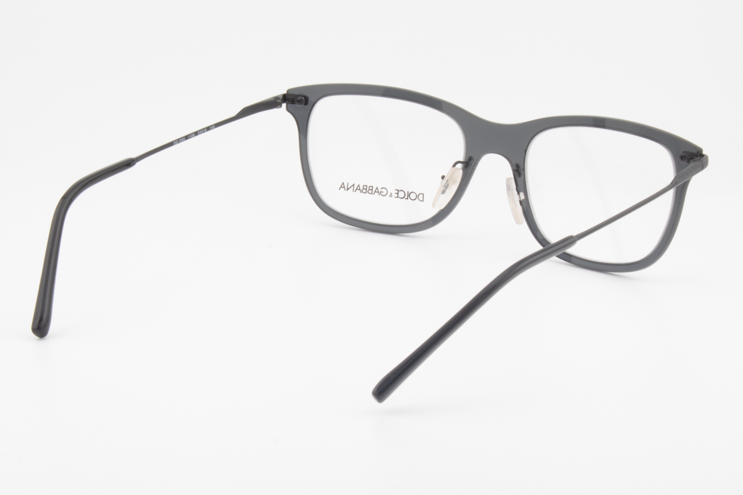 Dolce & Gabbana DG1293  Male Rectangular Glasses Frame Smoke 53mm