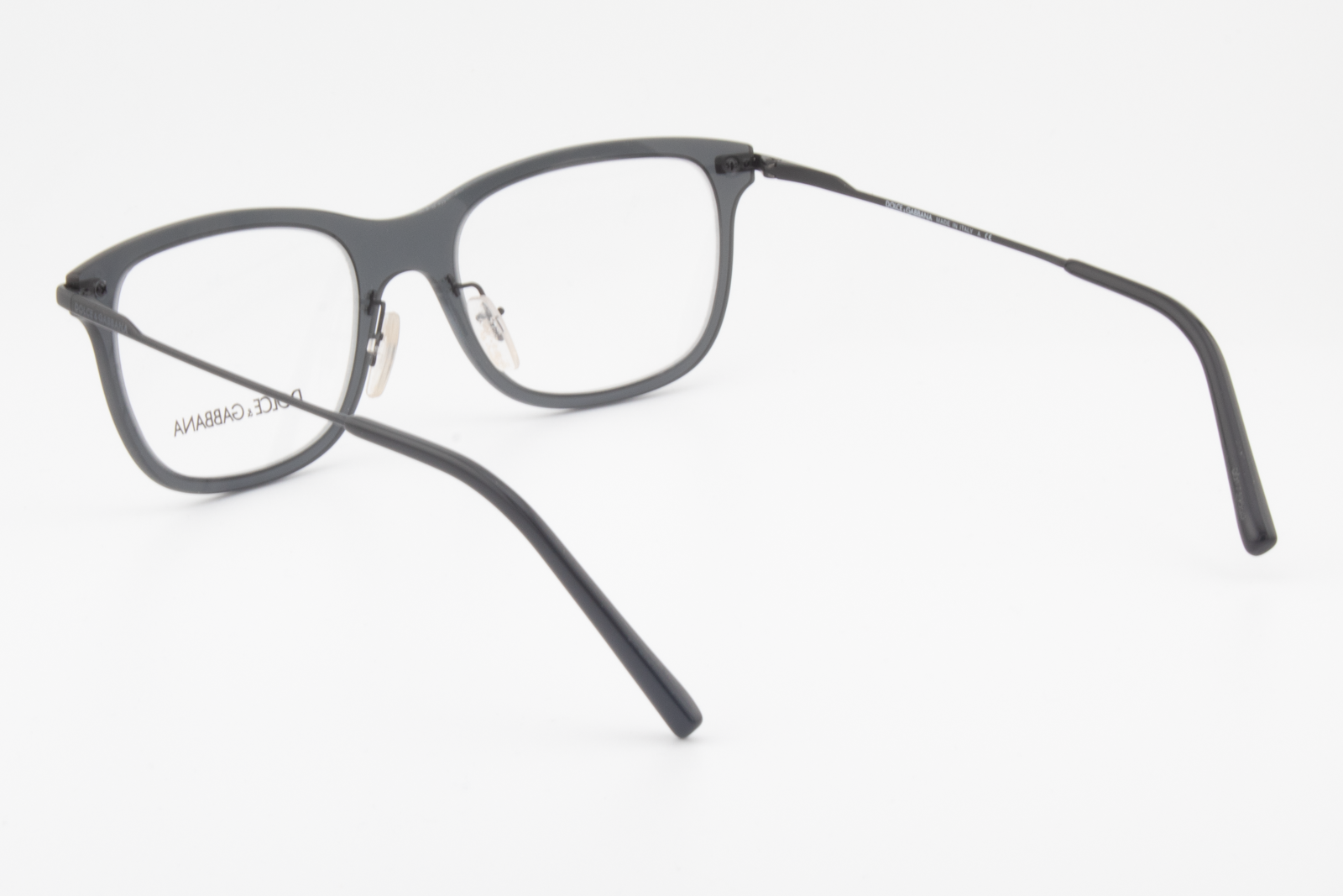 Dolce & Gabbana DG1293  Male Rectangular Glasses Frame Smoke 53mm