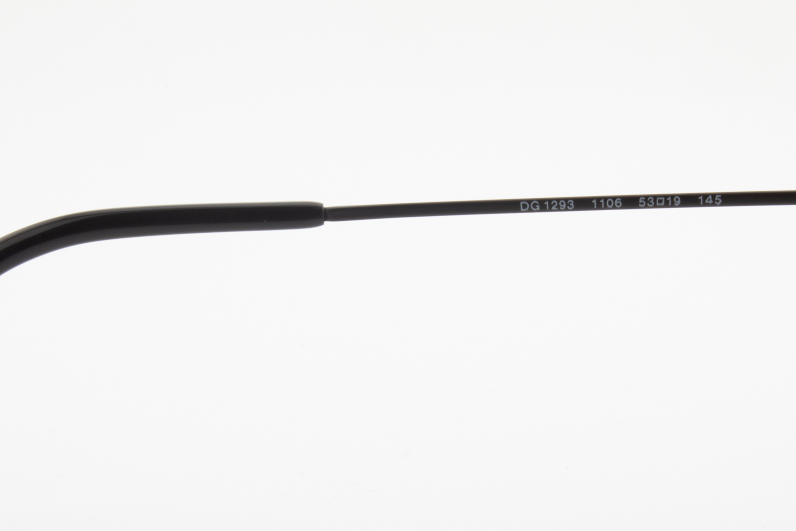 Dolce & Gabbana DG1293  Male Rectangular Glasses Frame Smoke 53mm