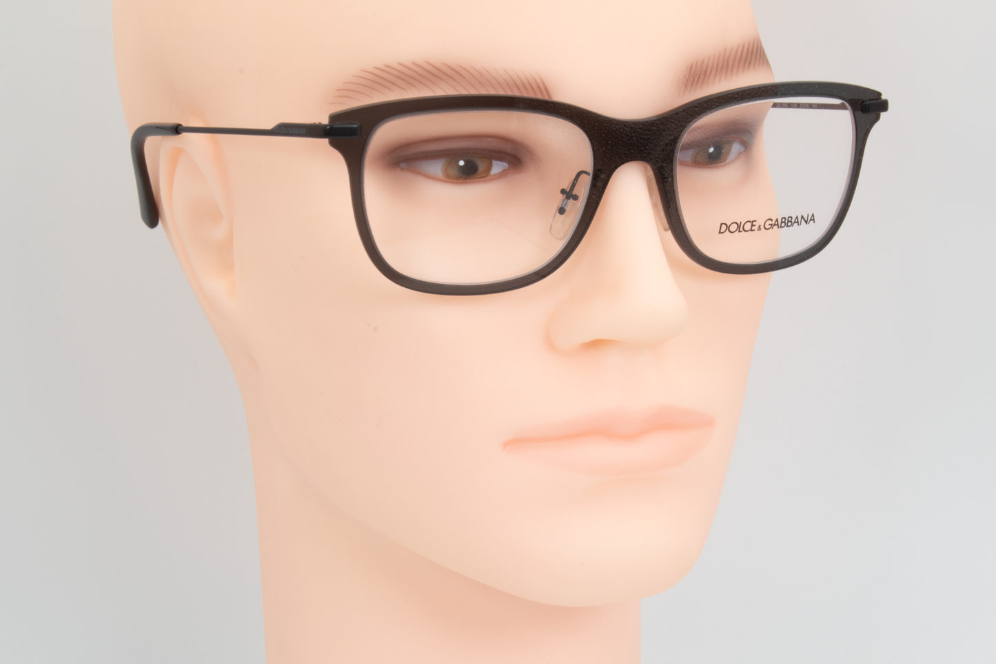 Dolce & Gabbana DG1293  Male Rectangular Glasses Frame Smoke 53mm