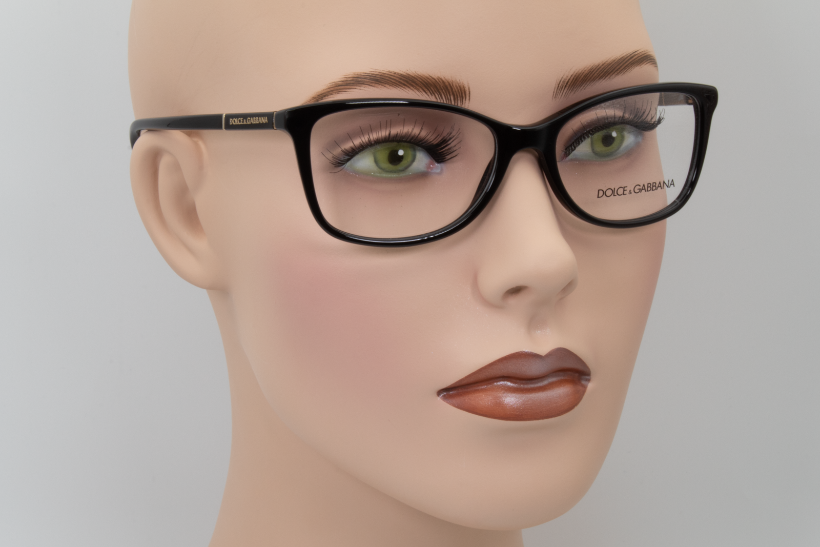 Dolce & Gabbana DG3219  Female Rectangular Glasses Frame Black 53mm