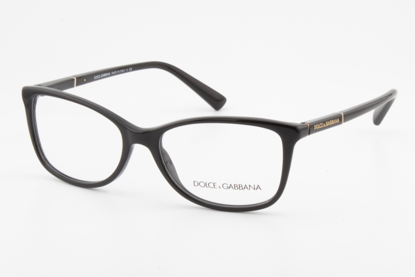 Dolce & Gabbana DG3219  Female Rectangular Glasses Frame Black 53mm