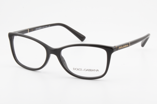 Dolce & Gabbana DG3219  Female Rectangular Glasses Frame Black 53mm