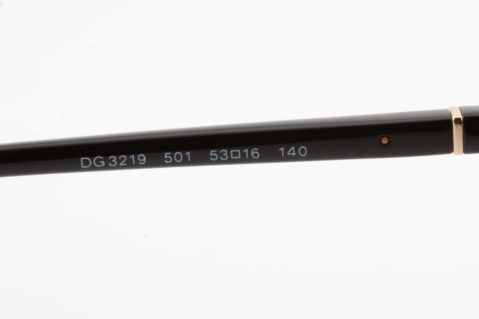 Dolce & Gabbana DG3219  Female Rectangular Glasses Frame Black 53mm