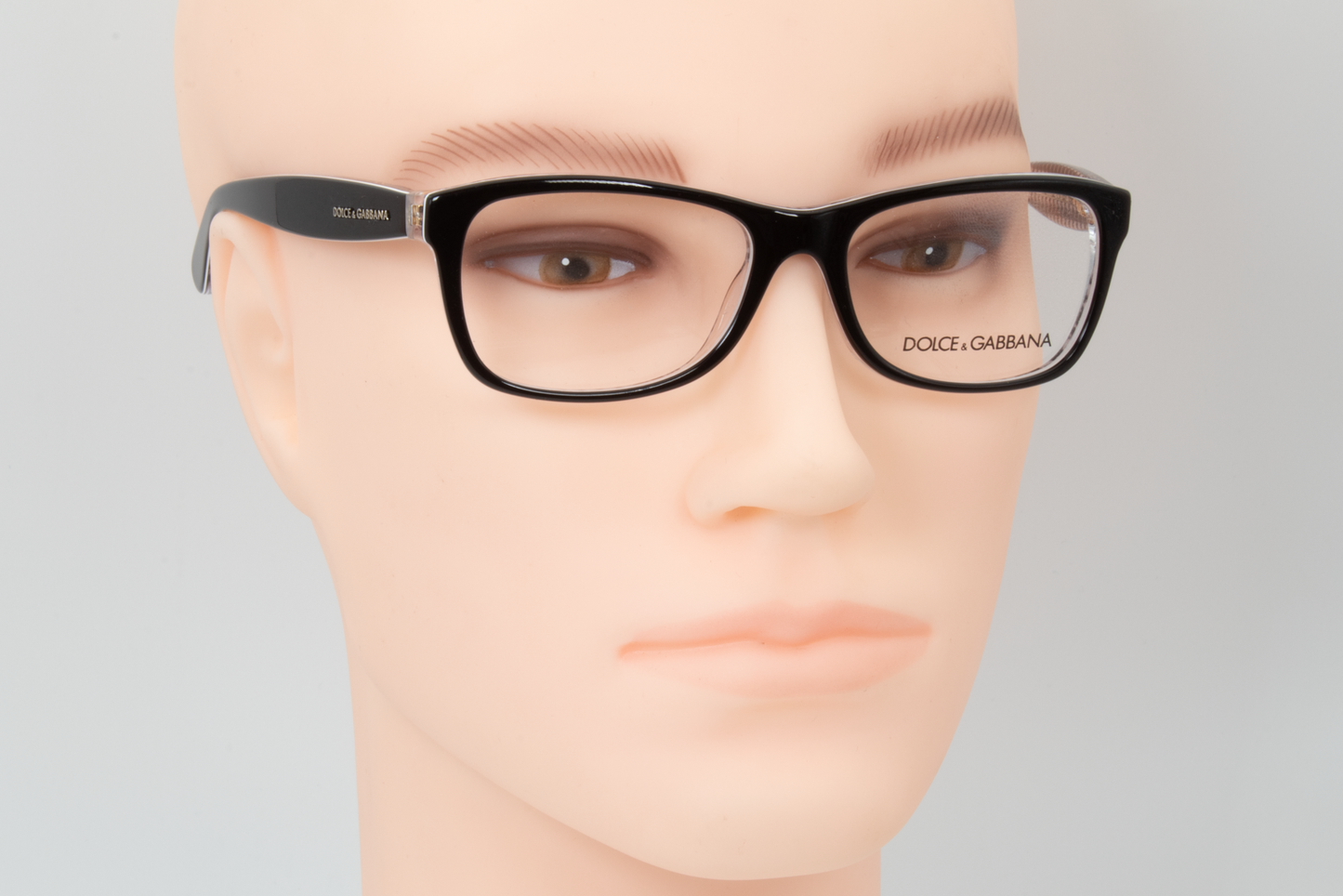 Dolce & Gabbana DG3231  Unisex Square Glasses Frame Black/Pied De Poule 48mm