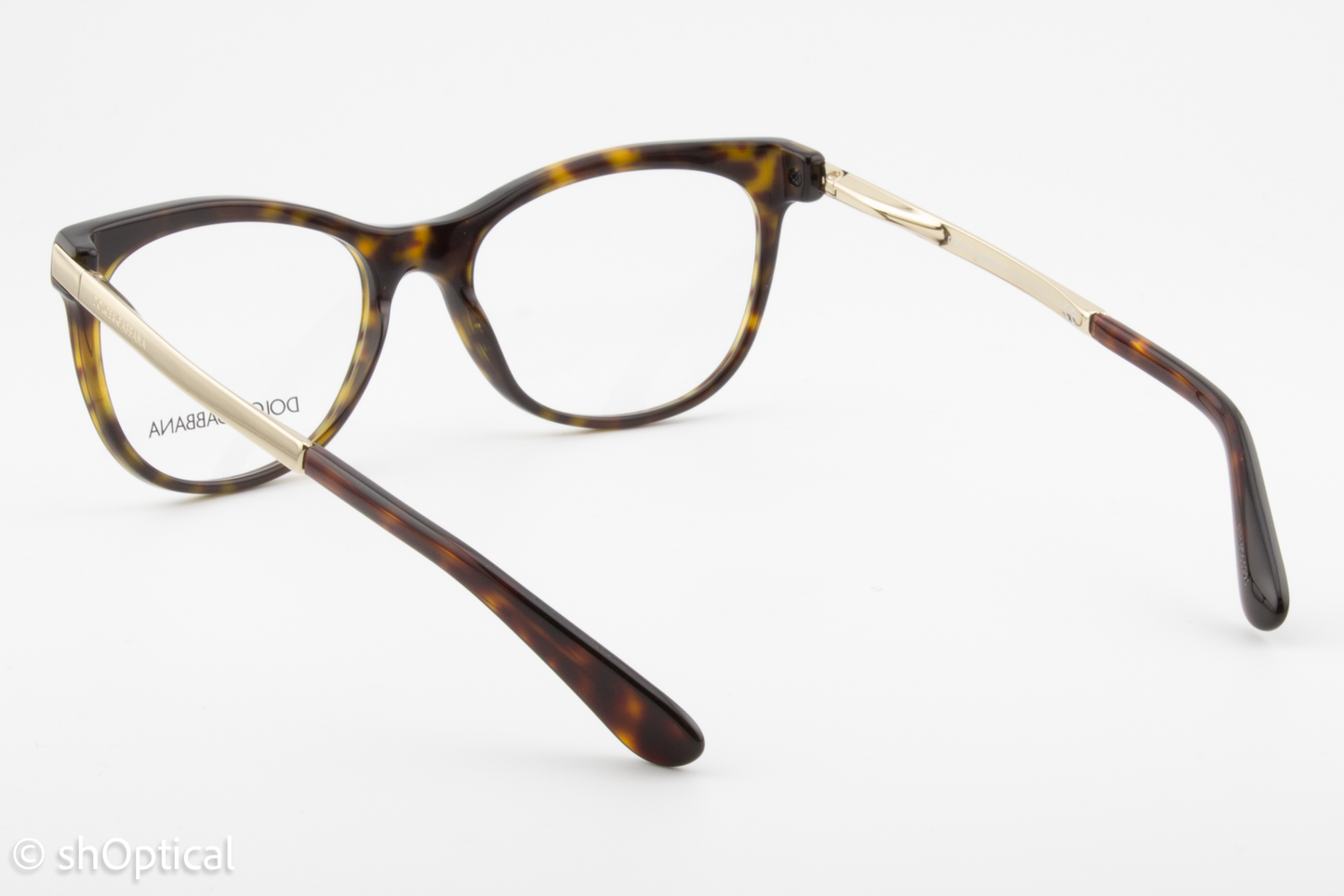Dolce & Gabbana DG3234  Female Square Glasses Frame Dark Tortoise 52mm