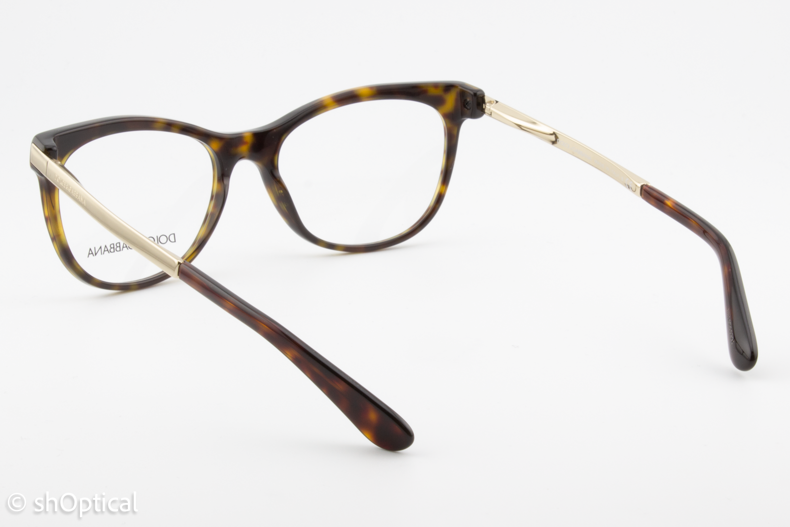 Dolce & Gabbana DG3234  Female Square Glasses Frame Dark Tortoise 52mm