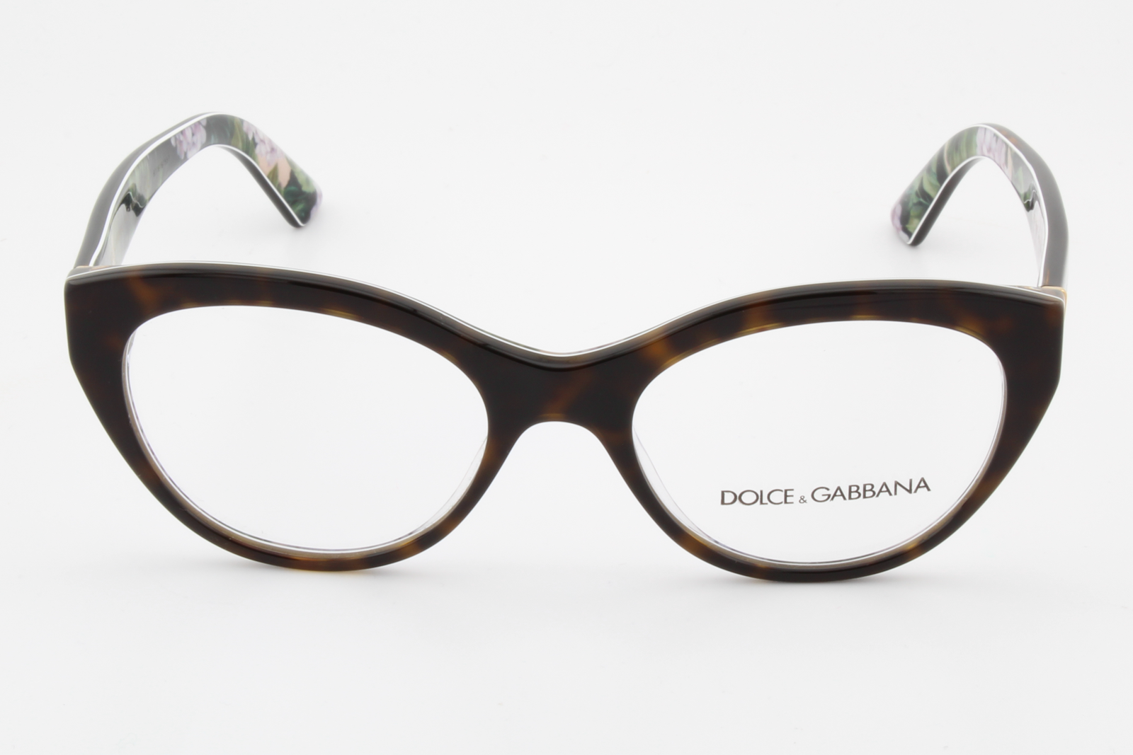 Dolce & Gabbana DG3246  Female Cat Eye Glasses Frame Tortoise/Floral 51mm